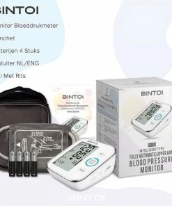Bintoi? BX200 - Bloeddrukmeter Bovenarm - Hartslagmeter - Incl. Opbergtas En Batterijen - 2 Gebruikers -Yunmai Shop 550x550 123