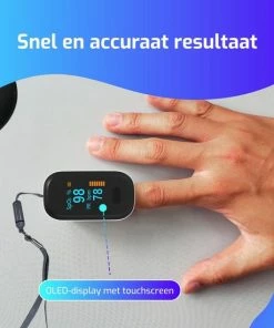 Mikaben Saturatiemeter - Oximeter Met Hartslagmeter - Incl. Draagkoord & Opberghoes - Best Getest - CE Gecertificeerd 12 Mikaben Saturatiemeter - Oximeter Met Hartslagmeter - Incl. Draagkoord & Opberghoes - Best Getest - CE Gecertificeerd -Yunmai Shop 550x550 137