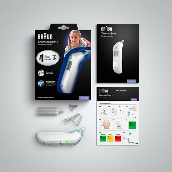 Braun IRT 6515 ThermoScan 6 Infrarood Koortshermometer 6 Braun IRT 6515 ThermoScan 6 Infrarood Koortshermometer - Afbeelding 4
