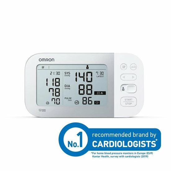 OMRON X7 Smart Bloeddrukmeter Bovenarm - Blood Pressure Monitor - Klinisch Gevalideerd - Met Mobiele App - 22 Tot 42 Cm Manchet 4 OMRON X7 Smart Bloeddrukmeter Bovenarm - Blood Pressure Monitor - Klinisch Gevalideerd - Met Mobiele App - 22 Tot 42 Cm Manchet - Afbeelding 2