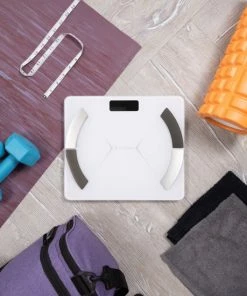 Silvergear Bluetooth Personenweegschaal - Met Zeer Volledige Lichaamsanalyse Met Vetpercentage – Inclusief Analyse App – Wit 16 Silvergear Bluetooth Personenweegschaal - Met Zeer Volledige Lichaamsanalyse Met Vetpercentage – Inclusief Analyse App – Wit -Yunmai Shop 550x550 160