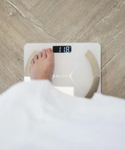 Silvergear Bluetooth Personenweegschaal - Met Zeer Volledige Lichaamsanalyse Met Vetpercentage – Inclusief Analyse App – Wit 22 Silvergear Bluetooth Personenweegschaal - Met Zeer Volledige Lichaamsanalyse Met Vetpercentage – Inclusief Analyse App – Wit -Yunmai Shop 550x550 166