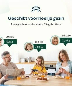 Sacoma Slimme Weegschaal – Smart Digitale Personenweegschaal - Met 17x Lichaamsanalyse – Vetpercentagemeter - Black Friday 2022 -Yunmai Shop 550x550 175