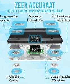 Silvergear Premium Slimme Weegschaal Met Hartslagmeter ? 17x Lichaamsanalyse Metingen - Gratis App - Zwart -Yunmai Shop 550x550 189