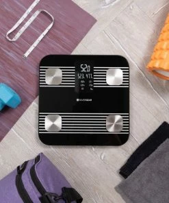 Silvergear Premium Slimme Weegschaal Met Hartslagmeter ? 17x Lichaamsanalyse Metingen - Gratis App - Zwart -Yunmai Shop 550x550 195