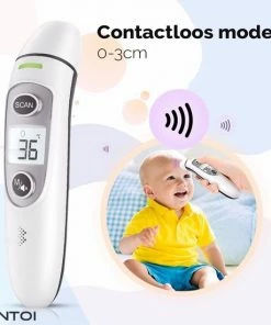 Bintoi? Thermometer Voorhoofd - Temperatuurmeter - Koortsthermometer Voor Volwassenen En Baby's - Infrarood Thermometer Lichaam - Digitale Voorhoofd Thermometer -Yunmai Shop 550x550 201