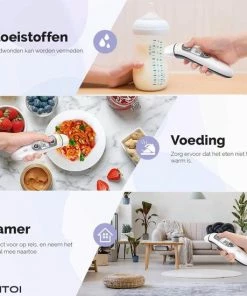 Bintoi? Thermometer Voorhoofd - Temperatuurmeter - Koortsthermometer Voor Volwassenen En Baby's - Infrarood Thermometer Lichaam - Digitale Voorhoofd Thermometer -Yunmai Shop 550x550 203