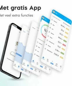 Qumax Slimme Weegschaal Met Lichaamsanalyse - Personenweegschaal Nederlandse App ? Digitale Weegschaal Met 11 Meetfuncties ? Anti-slip - Zwart 17 Qumax Slimme Weegschaal Met Lichaamsanalyse - Personenweegschaal Nederlandse App ? Digitale Weegschaal Met 11 Meetfuncties ? Anti-slip - Zwart -Yunmai Shop 550x550 216