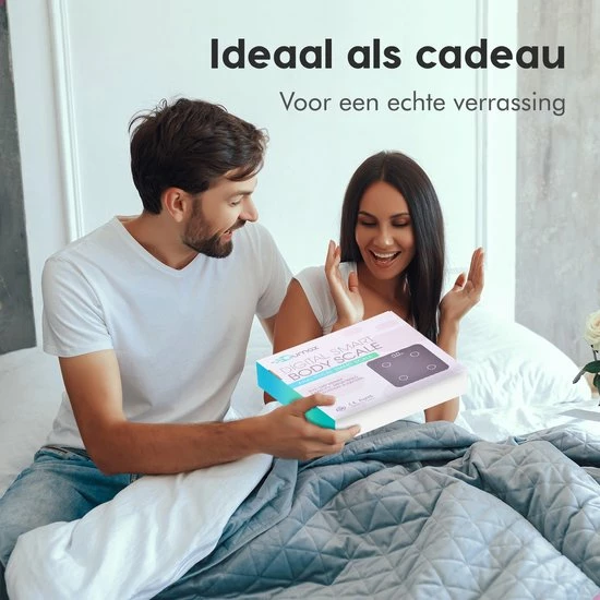 Qumax Slimme Weegschaal Met Lichaamsanalyse - Personenweegschaal Nederlandse App ? Digitale Weegschaal Met 11 Meetfuncties ? Anti-slip - Zwart 8 Qumax Slimme Weegschaal Met Lichaamsanalyse - Personenweegschaal Nederlandse App ? Digitale Weegschaal Met 11 Meetfuncties ? Anti-slip - Zwart - Afbeelding 6