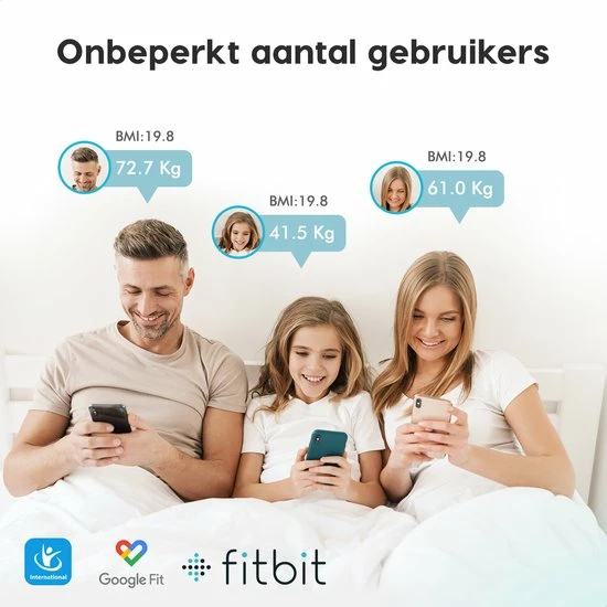 Qumax Slimme Weegschaal Met Lichaamsanalyse - Personenweegschaal Nederlandse App ? Digitale Weegschaal Met 11 Meetfuncties ? Anti-slip - Zwart 11 Qumax Slimme Weegschaal Met Lichaamsanalyse - Personenweegschaal Nederlandse App ? Digitale Weegschaal Met 11 Meetfuncties ? Anti-slip - Zwart - Afbeelding 9