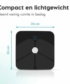 Qumax Slimme Weegschaal Met Lichaamsanalyse - Personenweegschaal Nederlandse App ? Digitale Weegschaal Met 11 Meetfuncties ? Anti-slip - Zwart 24 Qumax Slimme Weegschaal Met Lichaamsanalyse - Personenweegschaal Nederlandse App ? Digitale Weegschaal Met 11 Meetfuncties ? Anti-slip - Zwart -Yunmai Shop 550x550 223