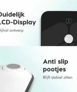 Qumax Slimme Weegschaal Met Lichaamsanalyse - Personenweegschaal Nederlandse App ? Digitale Weegschaal Met 11 Meetfuncties ? Anti-slip - Zwart 27 Qumax Slimme Weegschaal Met Lichaamsanalyse - Personenweegschaal Nederlandse App ? Digitale Weegschaal Met 11 Meetfuncties ? Anti-slip - Zwart -Yunmai Shop 550x550 226
