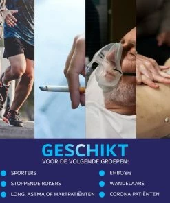 Buzzworldwide- Zuurstof Saturatie Meter Inclusief Batterijen - Realtime Hartslag Meting - Best Getest - Zuurstofmeter Vinger - Digitale Vingertop Pulse Oximeter - Hartslagmeter - Medische Hulpmiddel - CE + FAGG Gekeurd - Blackfriday -Yunmai Shop 550x550 234