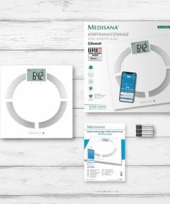 Medisana BS444 Connect - Lichaamsanalyseweegschaal - Wit 38 Medisana BS444 Connect - Lichaamsanalyseweegschaal - Wit -Yunmai Shop 550x550 252