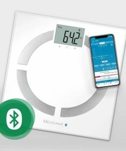 Medisana BS444 Connect - Lichaamsanalyseweegschaal - Wit 39 Medisana BS444 Connect - Lichaamsanalyseweegschaal - Wit -Yunmai Shop 550x550 253