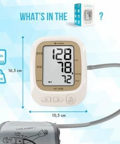 Silvergear? Digitale Bloeddrukmeter Met Spraak ? Geschikt Voor Bovenarm ? Blood Pressure Monitor - Inclusief Hartslagmeter 13 Silvergear? Digitale Bloeddrukmeter Met Spraak ? Geschikt Voor Bovenarm ? Blood Pressure Monitor - Inclusief Hartslagmeter -Yunmai Shop 550x550 255