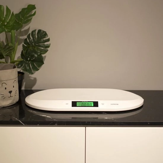 Luvion Babyweegschaal Exact-75 - Baby Weegschaal - Op 5 Gram Nauwkeurig - Meetlint Inclusief 4 Luvion Babyweegschaal Exact-75 - Baby Weegschaal - Op 5 Gram Nauwkeurig - Meetlint Inclusief - Afbeelding 2