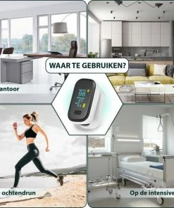 Curify? Medische Saturatiemeter - Zuurstofmeter Vinger Inclusief Hartslagmeter - Pulse Oximeter Met PI Functie 14 Curify? Medische Saturatiemeter - Zuurstofmeter Vinger Inclusief Hartslagmeter - Pulse Oximeter Met PI Functie -Yunmai Shop 550x550 263