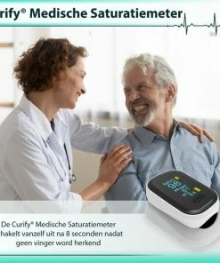 Curify? Medische Saturatiemeter - Zuurstofmeter Vinger Inclusief Hartslagmeter - Pulse Oximeter Met PI Functie 18 Curify? Medische Saturatiemeter - Zuurstofmeter Vinger Inclusief Hartslagmeter - Pulse Oximeter Met PI Functie -Yunmai Shop 550x550 267