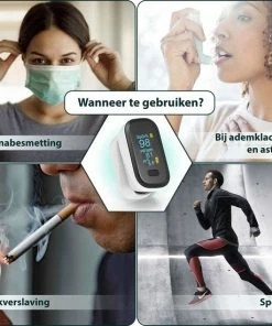 Curify? Medische Saturatiemeter - Zuurstofmeter Vinger Inclusief Hartslagmeter - Pulse Oximeter Met PI Functie 21 Curify? Medische Saturatiemeter - Zuurstofmeter Vinger Inclusief Hartslagmeter - Pulse Oximeter Met PI Functie -Yunmai Shop 550x550 270