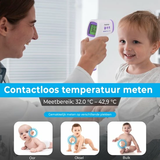 Simple Lifestyle? Infrarood Thermometer - Gecertificeerd - Contactloos 5 Simple Lifestyle? Infrarood Thermometer - Gecertificeerd - Contactloos - Afbeelding 3