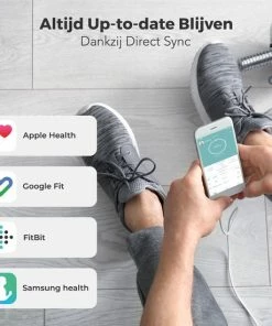 LifeGoods Personenweegschaal - Lichaamsanalyse & Vetpercentage - Digitaal - 15 Metingen - Zwart -Yunmai Shop 550x550 310