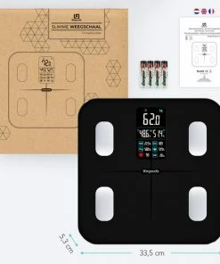LifeGoods Personenweegschaal - Lichaamsanalyse & Vetpercentage - Digitaal - 15 Metingen - Zwart -Yunmai Shop 550x550 311