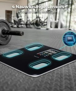 LifeGoods Personenweegschaal - Lichaamsanalyse & Vetpercentage - Digitaal - 15 Metingen - Zwart -Yunmai Shop 550x550 313