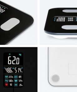 LifeGoods Personenweegschaal - Lichaamsanalyse & Vetpercentage - Digitaal - 15 Metingen - Zwart -Yunmai Shop 550x550 315