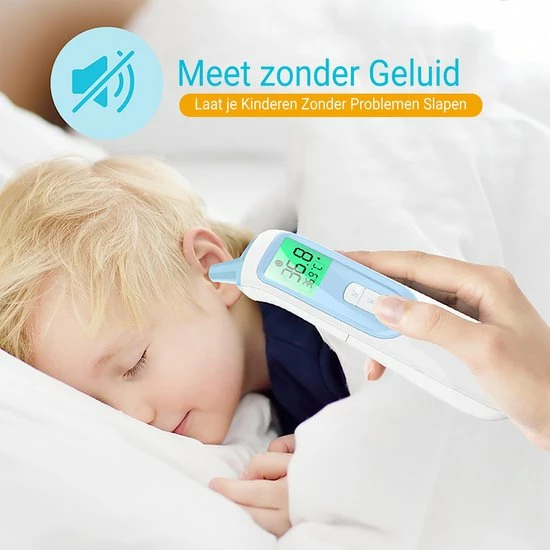 MostEssential Premium Koortsthermometer - Infrarood Thermometer - Thermometer Voorhoofd - Oorthermometer - Contactloos - Koortsthermometer Voor Volwassenen, Kinderen En Baby's - 20D 9 MostEssential Premium Koortsthermometer - Infrarood Thermometer - Thermometer Voorhoofd - Oorthermometer - Contactloos - Koortsthermometer Voor Volwassenen, Kinderen En Baby's - 20D - Afbeelding 7