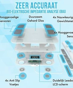 Silvergear Slimme Pro Weegschaal Met Handvat - 14 Meetfuncties En Analyse App - 8 Sensoren - Professionele Sportschool Smart Scale - Bio Impedantie Meting - Onderlichaam ?n Bovenlichaam Metingen - Wit 14 Silvergear Slimme Pro Weegschaal Met Handvat - 14 Meetfuncties En Analyse App - 8 Sensoren - Professionele Sportschool Smart Scale - Bio Impedantie Meting - Onderlichaam ?n Bovenlichaam Metingen - Wit -Yunmai Shop 550x550 343