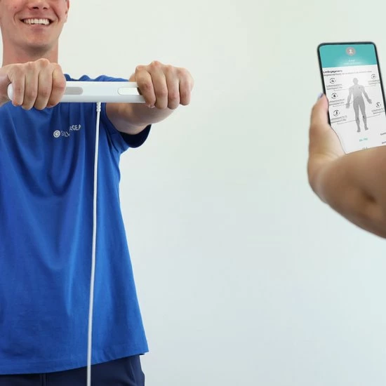 Silvergear Slimme Pro Weegschaal Met Handvat - 14 Meetfuncties En Analyse App - 8 Sensoren - Professionele Sportschool Smart Scale - Bio Impedantie Meting - Onderlichaam ?n Bovenlichaam Metingen - Wit 10 Silvergear Slimme Pro Weegschaal Met Handvat - 14 Meetfuncties En Analyse App - 8 Sensoren - Professionele Sportschool Smart Scale - Bio Impedantie Meting - Onderlichaam ?n Bovenlichaam Metingen - Wit - Afbeelding 8