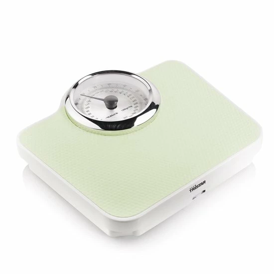 Weegschaal Tristar WG-2428 - Analoge Personenweegschaal - Vintage Design - Step-on-technologie - Anti-slip - Wit - 4 Weegschaal Tristar WG-2428 - Analoge Personenweegschaal - Vintage Design - Step-on-technologie - Anti-slip - Wit - - Afbeelding 2