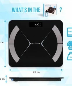 Silvergear Bluetooth Personenweegschaal - Met Zeer Volledige Lichaamsanalyse Met Vetpercentage ? Inclusief Analyse App ? Zwart 21 Silvergear Bluetooth Personenweegschaal - Met Zeer Volledige Lichaamsanalyse Met Vetpercentage ? Inclusief Analyse App ? Zwart -Yunmai Shop 550x550 37