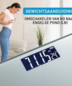 Grundig Weegschaal - Digitale Personenweegschaal - Van 2 Kg Tot 180 Kg - Grijs 16 Grundig Weegschaal - Digitale Personenweegschaal - Van 2 Kg Tot 180 Kg - Grijs -Yunmai Shop 550x550 390