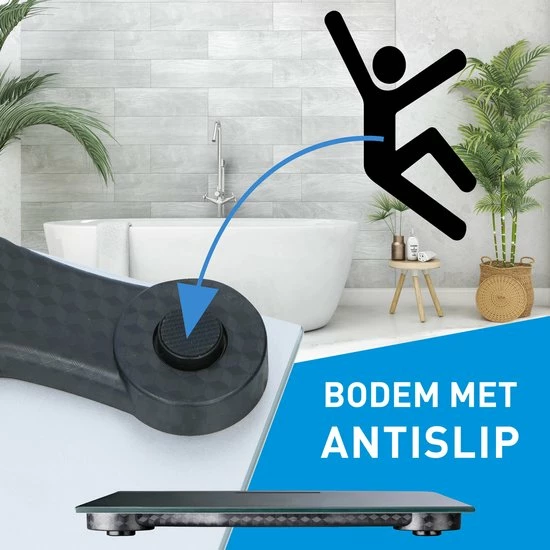 Grundig Weegschaal - Digitale Personenweegschaal - Van 2 Kg Tot 180 Kg - Grijs 10 Grundig Weegschaal - Digitale Personenweegschaal - Van 2 Kg Tot 180 Kg - Grijs - Afbeelding 8