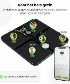 Formilo Premium Slimme Weegschaal Met 15x Lichaamsanalyse - ITO Weegschaal Met Hartslagmeter - Digitaal - Grijs 14 Formilo Premium Slimme Weegschaal Met 15x Lichaamsanalyse - ITO Weegschaal Met Hartslagmeter - Digitaal - Grijs -Yunmai Shop 550x550 395