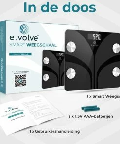 E.volve Slimme Weegschaal - 14x Lichaamsanalyse O.a. Vetpercentage - Digitale Personenweegschaal Met App 16 E.volve Slimme Weegschaal - 14x Lichaamsanalyse O.a. Vetpercentage - Digitale Personenweegschaal Met App -Yunmai Shop 550x550 42