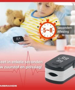 MM Brands Saturatiemeter ? Zuurstofmeter Vinger Met Hartslagmeter ? Pulse Oximeter -Yunmai Shop 550x550 434
