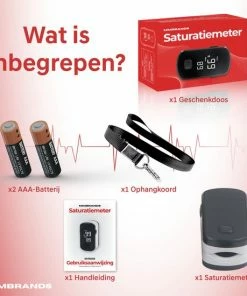 MM Brands Saturatiemeter ? Zuurstofmeter Vinger Met Hartslagmeter ? Pulse Oximeter -Yunmai Shop 550x550 436