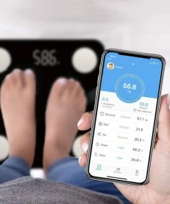 Vivid Green Weegschaal Met Lichaamsanalyse - Personenweegschaal - Digitaal - Beste Koop - Zwart -Yunmai Shop 550x550 441