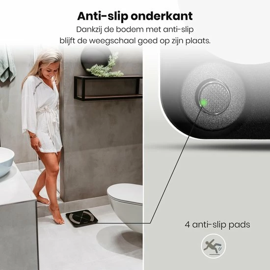 Formilo Personenweegschaal Met Lichaamsanalyse ? Vetpercentage Meter ? App 8 Formilo Personenweegschaal Met Lichaamsanalyse ? Vetpercentage Meter ? App - Afbeelding 6