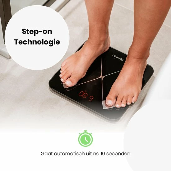 Formilo Personenweegschaal Met Lichaamsanalyse ? Vetpercentage Meter ? App 9 Formilo Personenweegschaal Met Lichaamsanalyse ? Vetpercentage Meter ? App - Afbeelding 7
