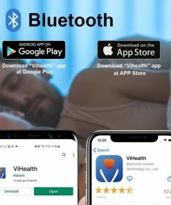 Best Getest UltraMed Oxysmart Vinger Saturatiemeter - Smart Zuurstofmeter - Pulse Oximeter Met Hartslagmeter - Medisch Apparaat - Bluetooth (Zwart) -Yunmai Shop 550x550 481