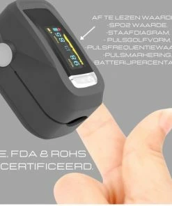 IMDK Saturatiemeter Met Hartslagmeter - Zuurstofmeter Vinger - Pulse Oximeter - Gecertificeerd -Yunmai Shop 550x550 494