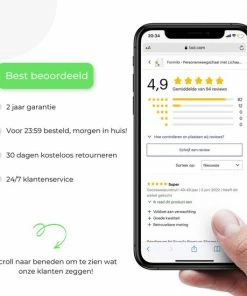 Formilo - Personenweegschaal Met Lichaamsanalyse - Met App - Digitaal - Wit 21 Formilo - Personenweegschaal Met Lichaamsanalyse - Met App - Digitaal - Wit -Yunmai Shop 550x550 501