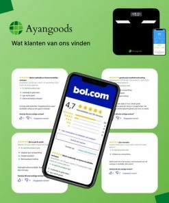 Ayangoods Slimme Weegschaal ? Personenweegschaal Beste Koop ? 12x Lichaamsanalyse O.a. Vetpercentage, BMI - Met App ? Digitale Weegschaal Personen ? Weegschaal Analoog ? Sport Weegschaal ? Fitness Weegschaal 13 Ayangoods Slimme Weegschaal ? Personenweegschaal Beste Koop ? 12x Lichaamsanalyse O.a. Vetpercentage, BMI - Met App ? Digitale Weegschaal Personen ? Weegschaal Analoog ? Sport Weegschaal ? Fitness Weegschaal -Yunmai Shop 550x550 504