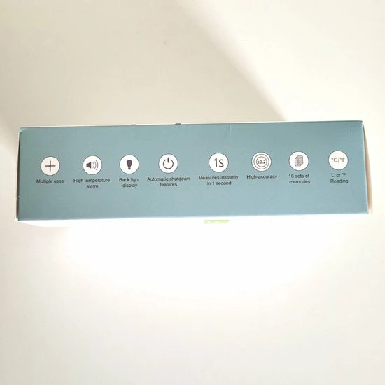 By Cee Cee Koortsthermometer Infrarood- Thermometer Lichaam En Voorhoofd - Contactloze En Digitale Thermometer - Voor Volwassenen En Kinderen 7 By Cee Cee Koortsthermometer Infrarood- Thermometer Lichaam En Voorhoofd - Contactloze En Digitale Thermometer - Voor Volwassenen En Kinderen - Afbeelding 5