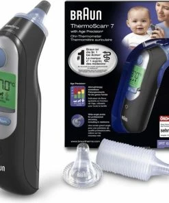 Braun IRT 6520B ThermoScan 7 MNLA - Lichaamsthermometer - Zwart