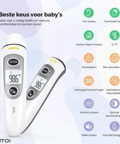 Bintoi? X200 - Thermometer Voorhoofd - Oorthermometer - Koortsthermometer 16 Bintoi? X200 - Thermometer Voorhoofd - Oorthermometer - Koortsthermometer -Yunmai Shop 550x550 54